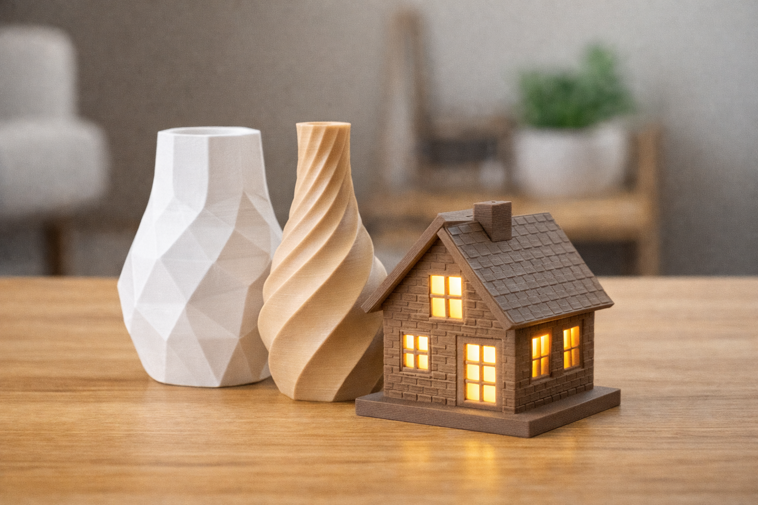 Decoração funcional em impressão 3D